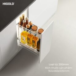Giá gia vị cao cấp inox 304 Higold 306075