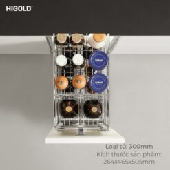 Giá gia vị cao cấp inox 304 Higold 306077