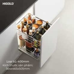 Giá gia vị cao cấp inox 304 Higold 306079