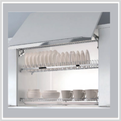Kệ chén 2 tầng âm tủ inox 304-401013