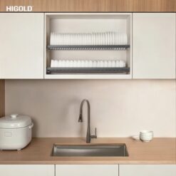 Giá bát đĩa cố định 2 tầng Inox 304 Higold 401160S