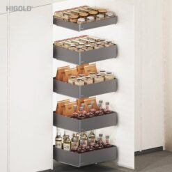 Hệ tủ kho ngăn kéo âm độc lập nhôm hàng không Higold 301871